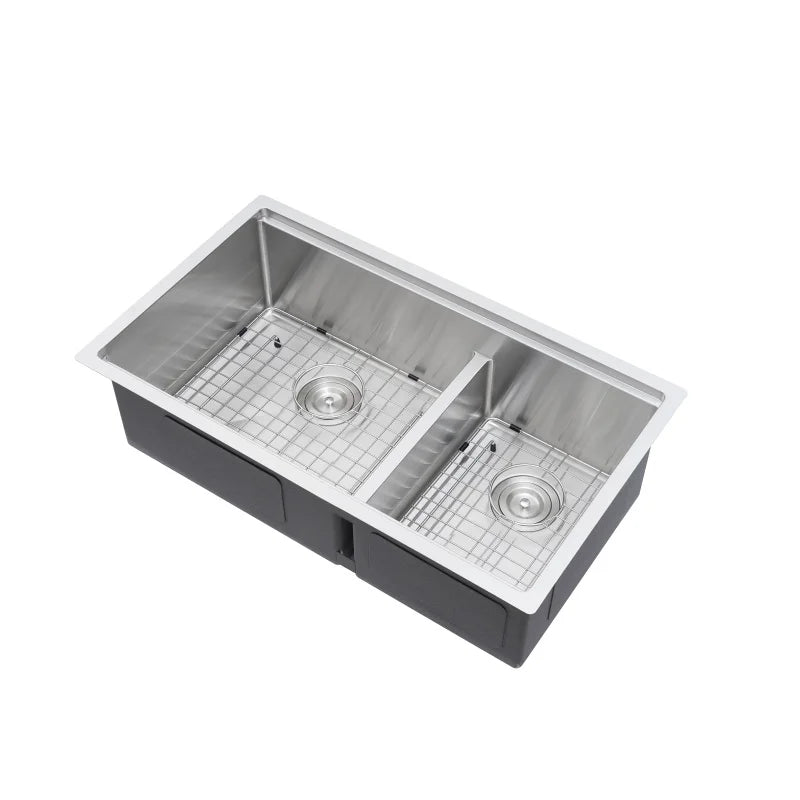 Undermount Workstation Double Bowl (Lowered Centre Divide)