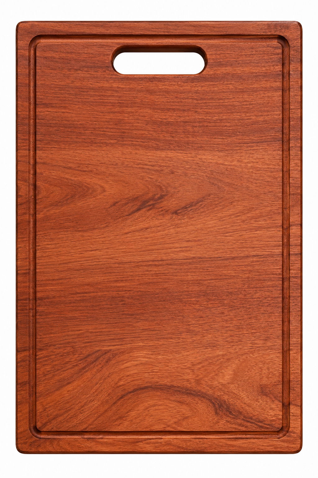 Stainless Steel Undermount Single Bowl with Double Reinforcing Ribs with Double Reinforcing Rib with Brushed Drain, Sapele Cutting Board, Rosewood Brushed Colander, Bottom Grid and Brushed Roll-up Rack