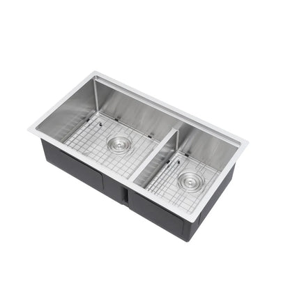 Undermount Workstation Double Bowl (Lowered Centre Divide)