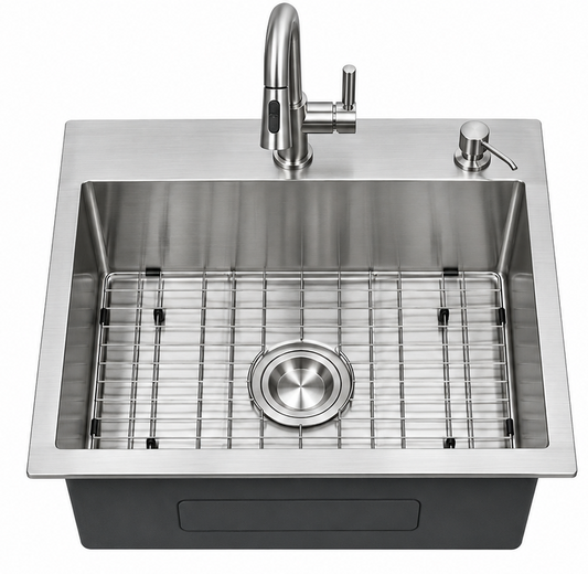 Stainless Steel Undermount Bar Sink (with Cover)