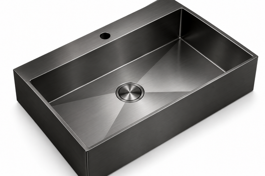 Stainless Steel Top-Mount Hanging Basin 20" × 18" × 4.72"