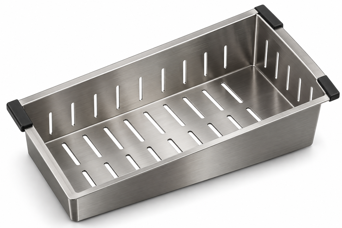 Brushed Corner Basket