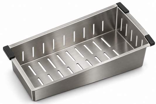 Brushed Corner Basket